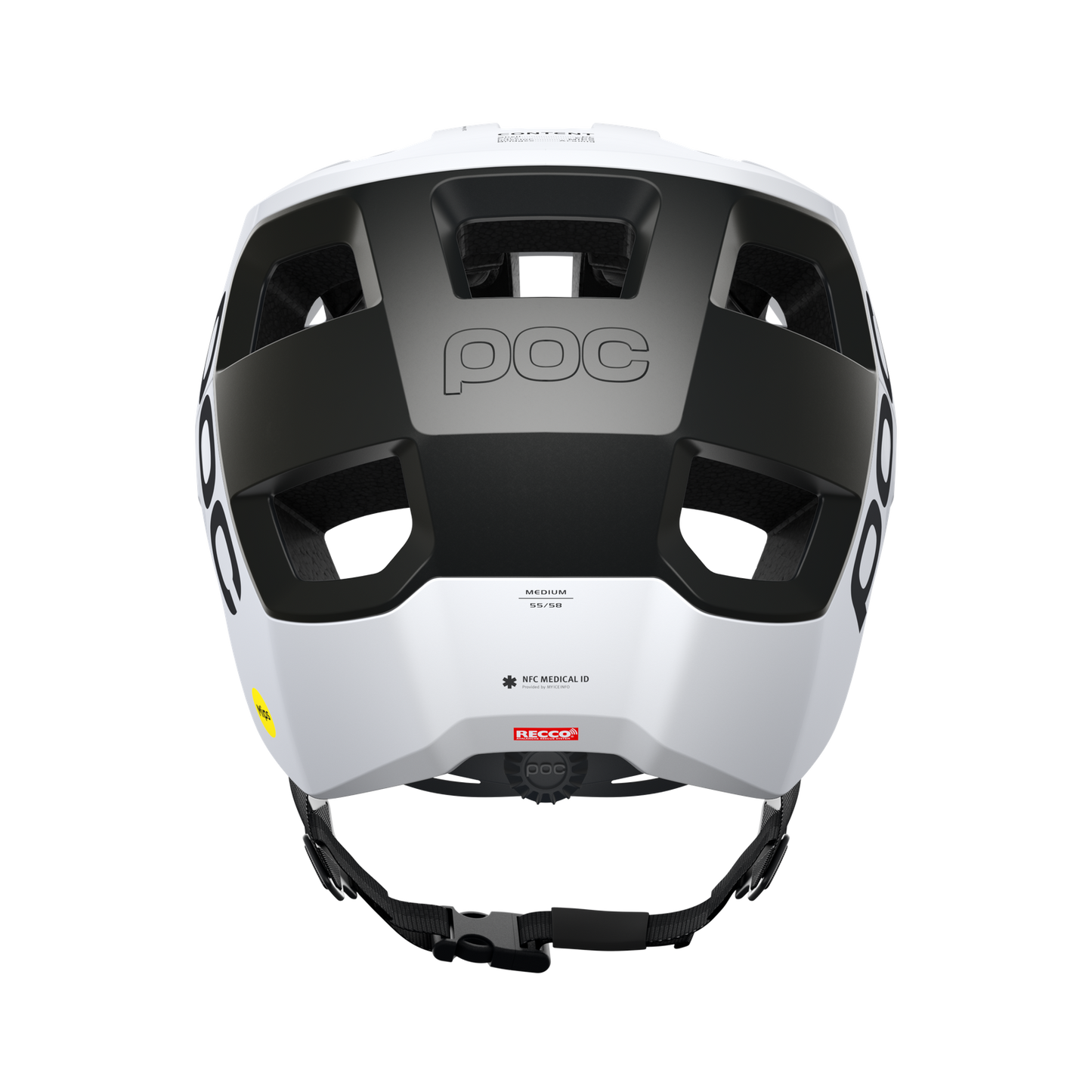 POC KORTAL RACE MIPS MTB Helm Wit/Zwart Mat