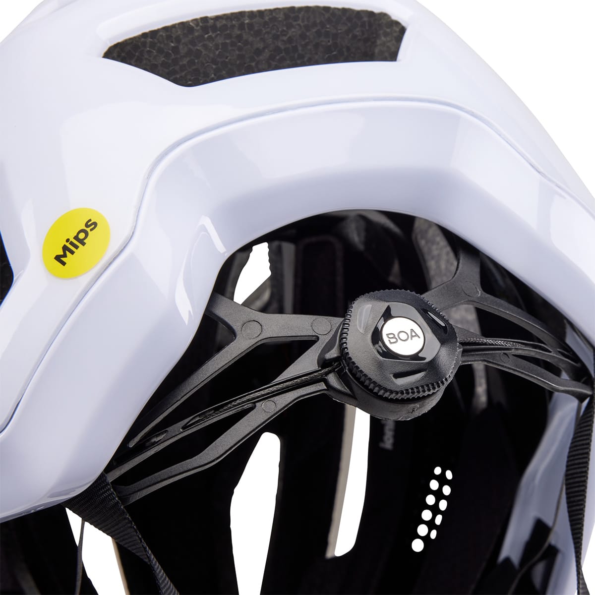 FOX CROSSFRAME PRO MIPS SOLIDS MTB/Gravel Helm Wit