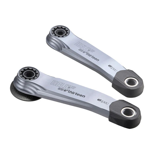 E.THIRTEEN E-SPEC HELIX RACE ALLOY cranks voor Bosch CX Gen4/5 / Brose S Mag Offset 26mm Zilver