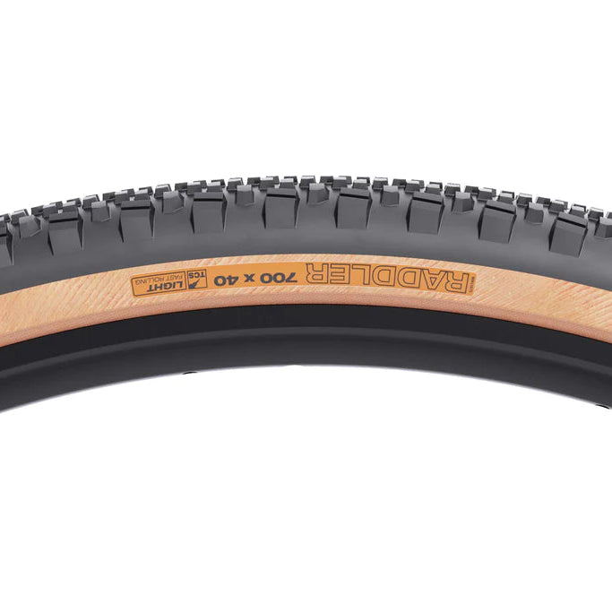 WTB RADDLER TCS LIGHT 700x40c Tubeless voorbereid Beige band