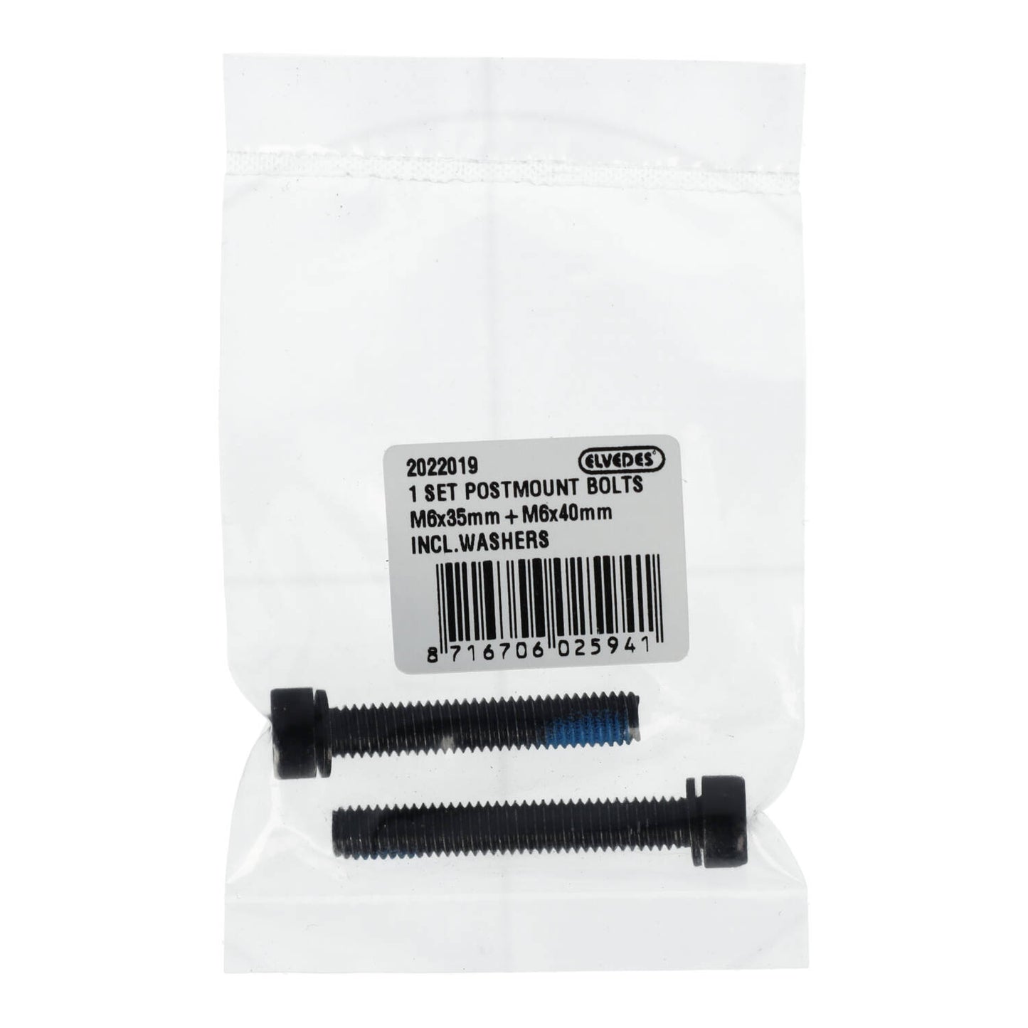ELVEDES PM M6x35 / M6x40 Beugelbevestigingsschroef
