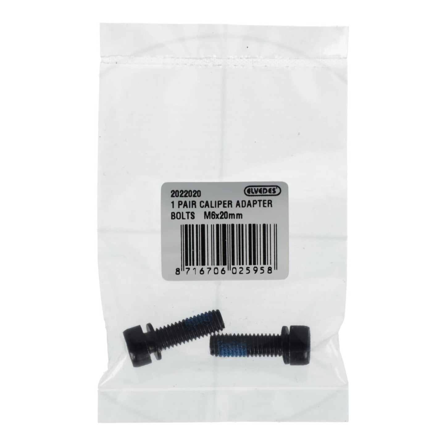 ELVEDES PM M6x20 Beugelbevestigingsschroef