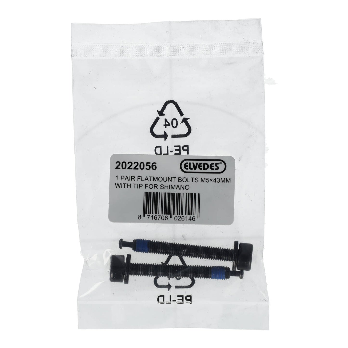 ELVEDES FM Shimano M5x43 Type C Achterremschroef