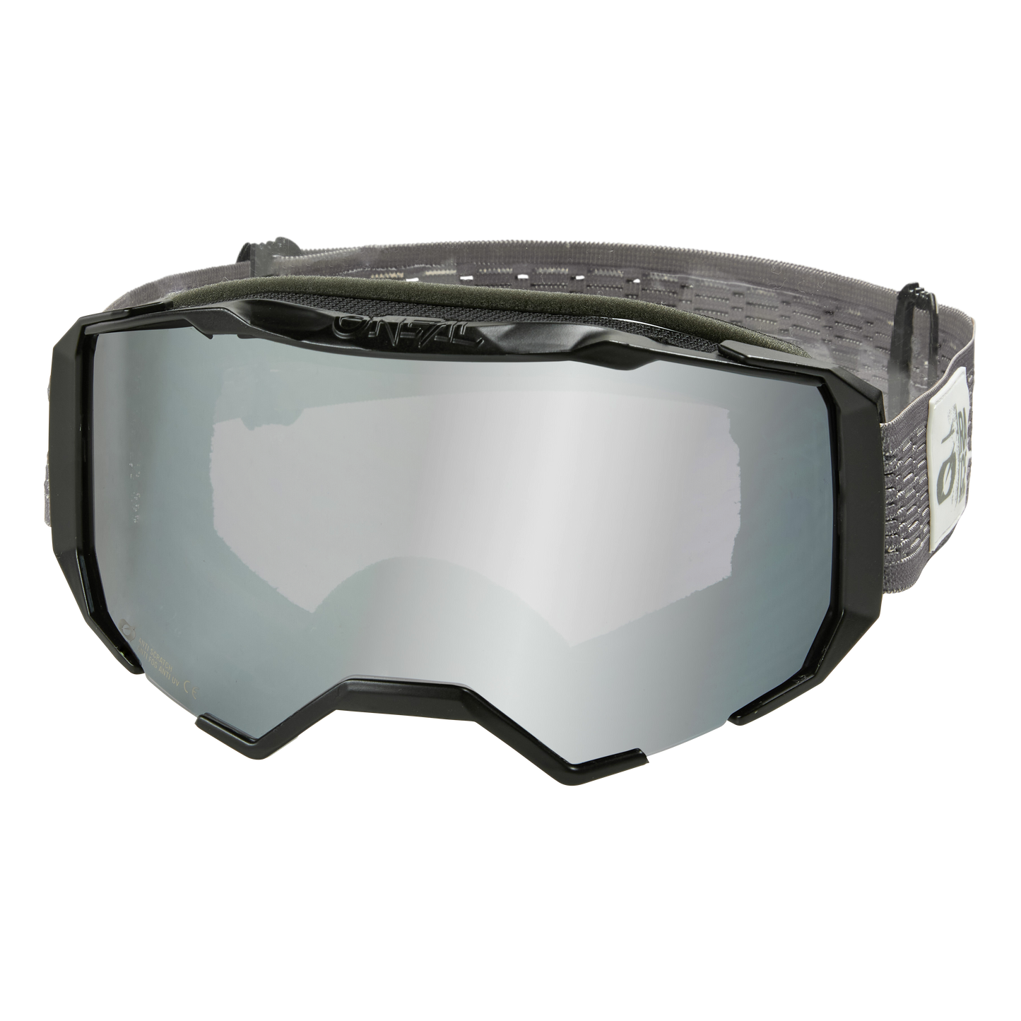 O'NEAL B-22 STATIC Goggle Grijs Zilver Spiegelscherm