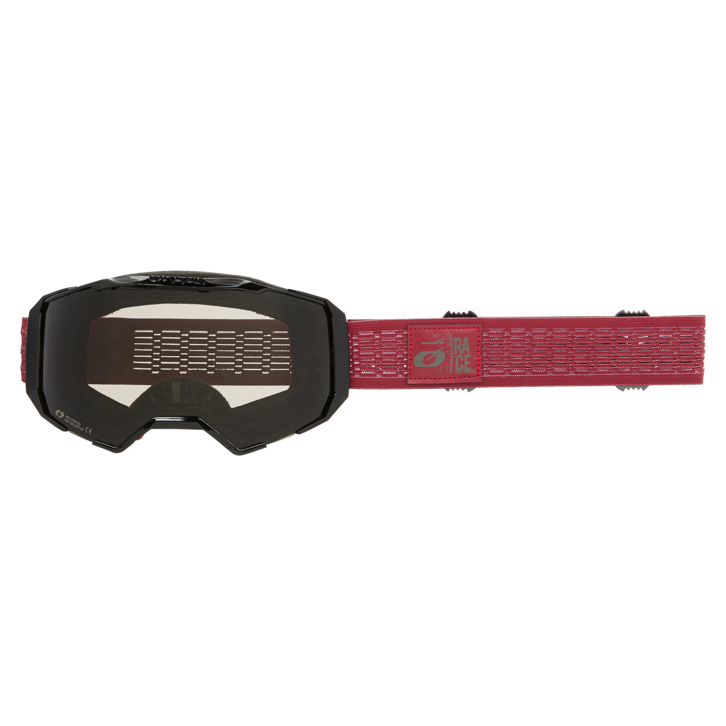 O'NEAL B-22 STATIC Veiligheidsbril Rood Grijs Scherm