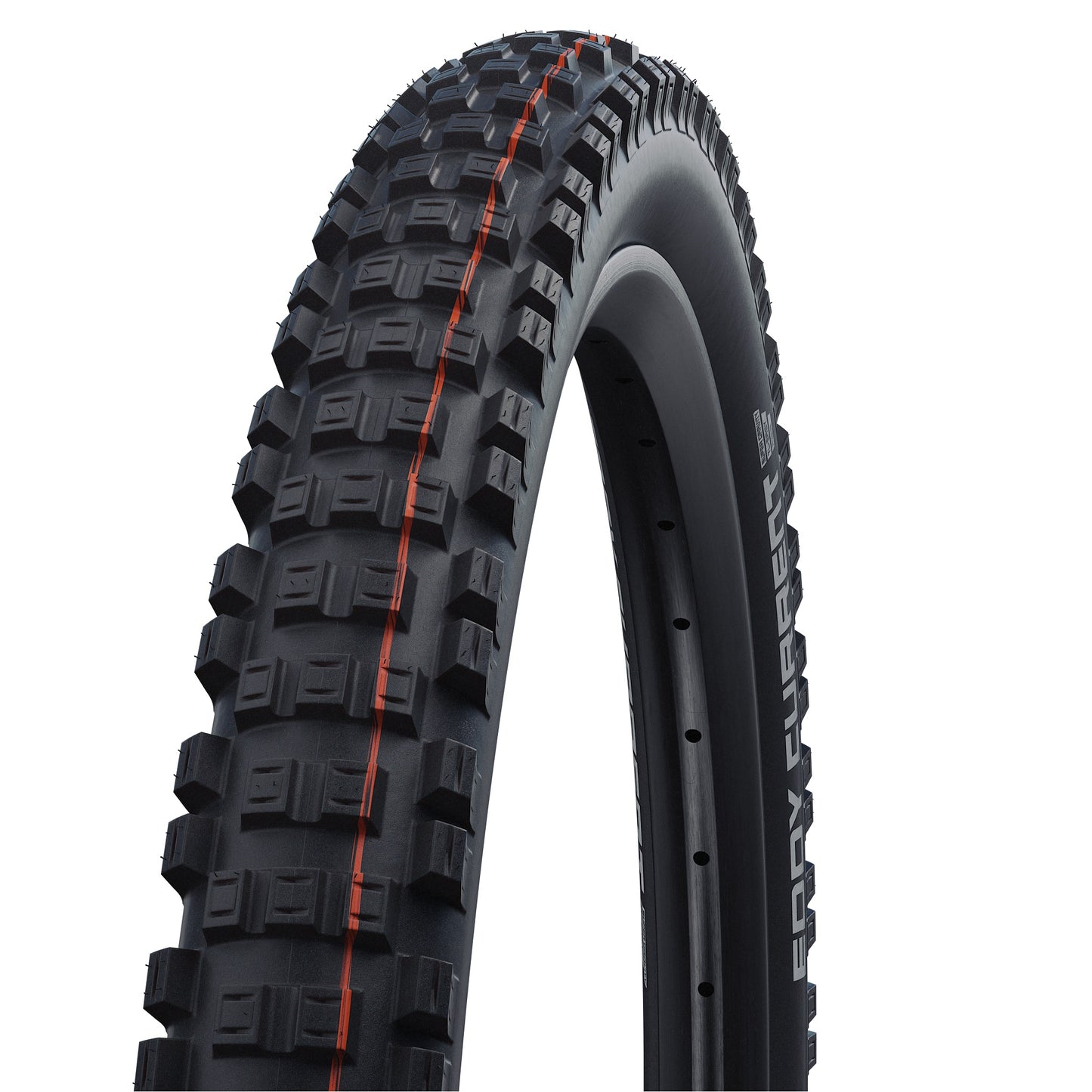 SCHWALBE EDDY CURRENT REAR 27.5x2.60 ADDIX SOFT SUPERGRAVITY Tubeless Ready Zacht Zwarte band
