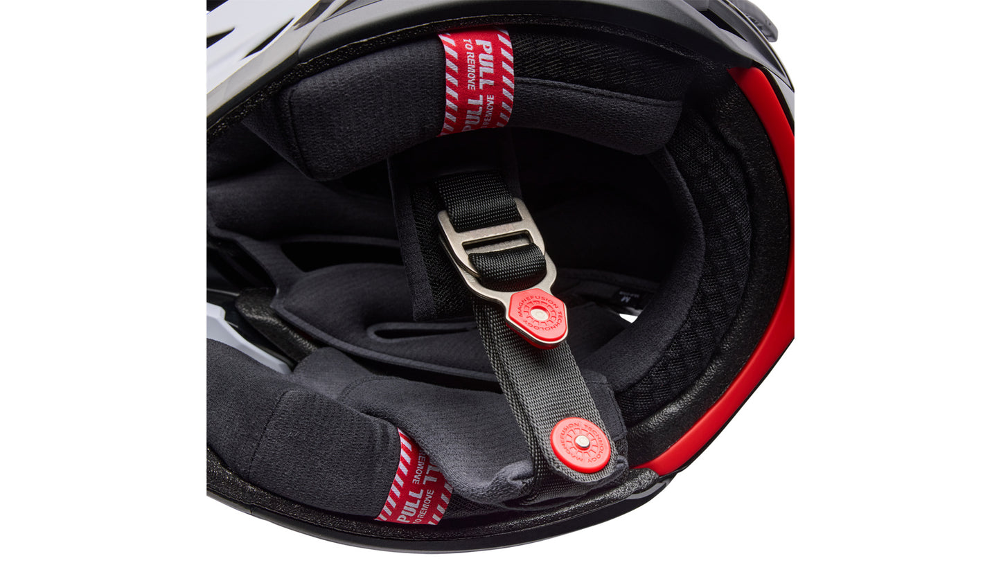 Casque VTT BELL FULL-10 SPHERICAL CARBON PEAK Blanc