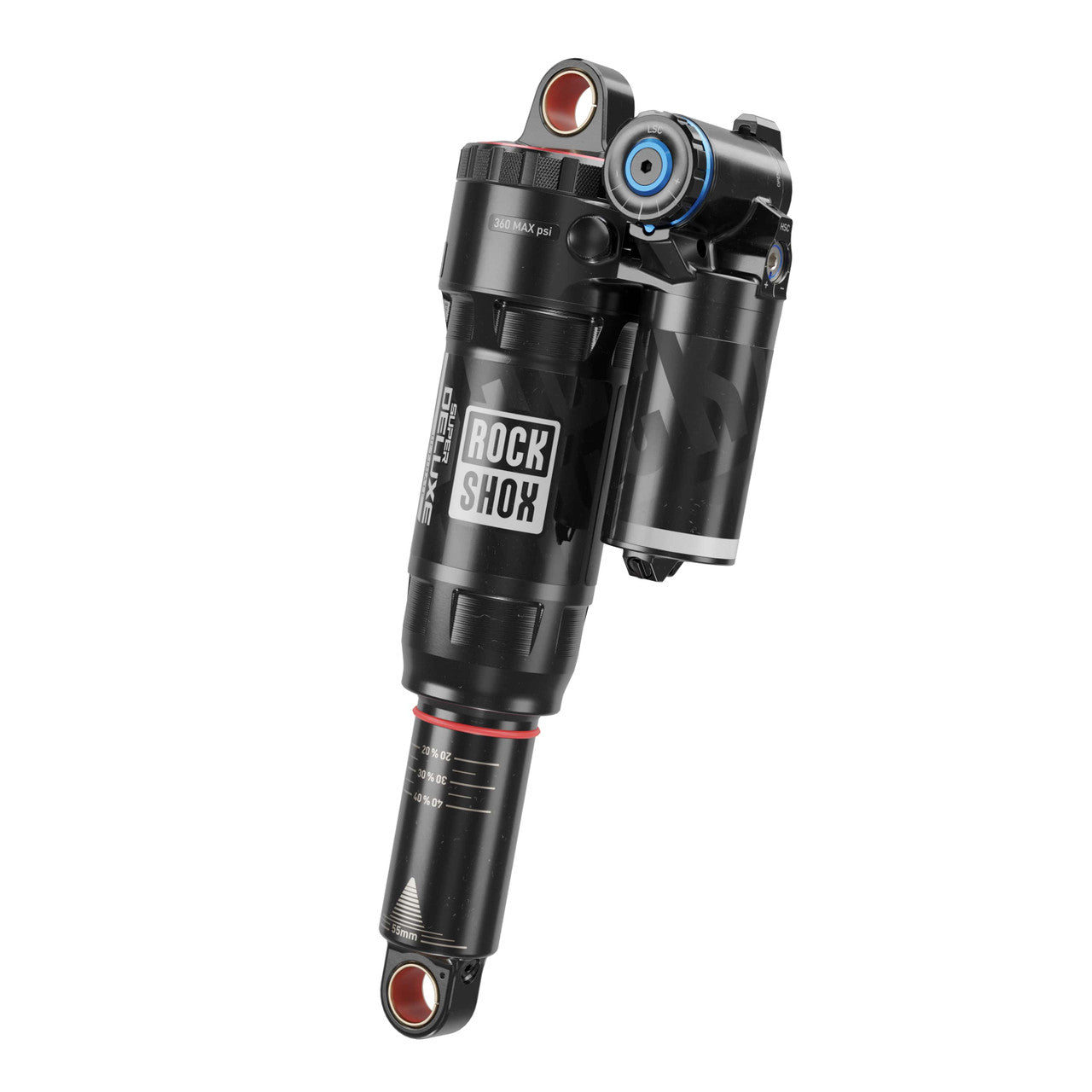 ROCKSHOX SUPER DELUXE Ultimate RC2T Standaard/No Bushing Debonair Linear XL schokdemper