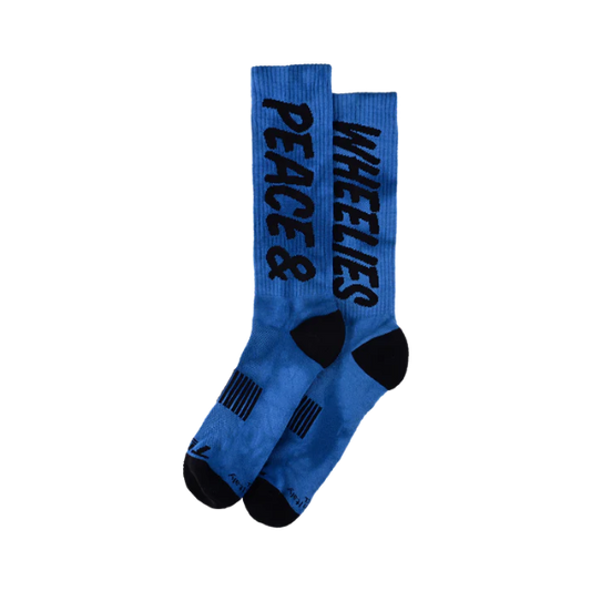 Troy Lee Design PERFORMANCE PEACE & WHEELIES Sokken Blauw