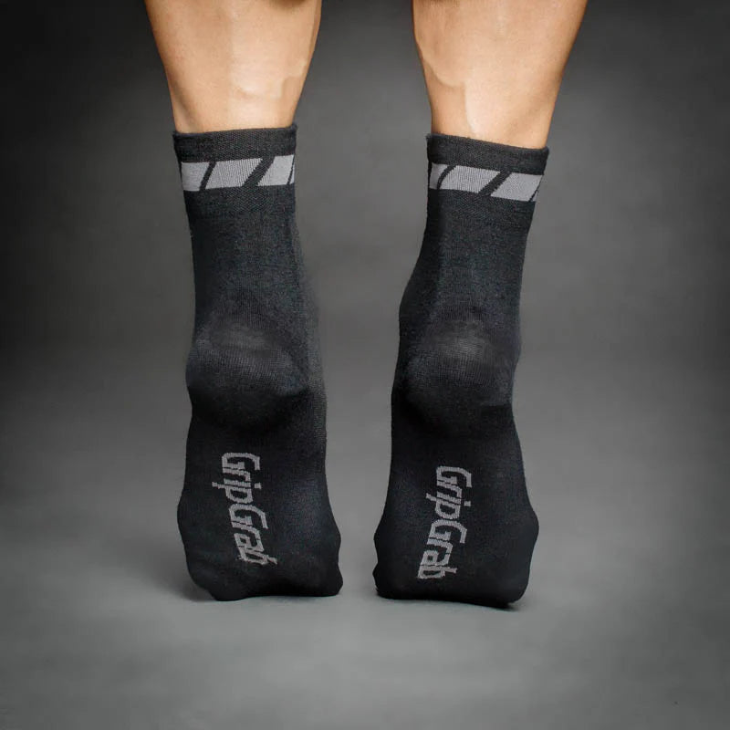 GRIPGRAB MERINO REGALAR sokken zwart (x3)