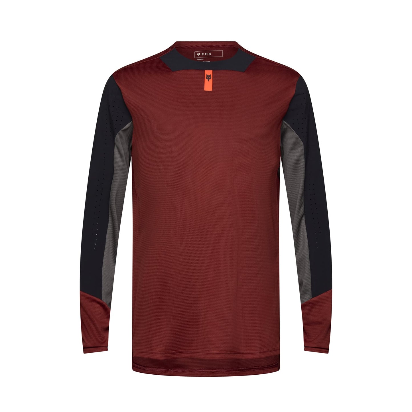 FOX DEFEND Lange Mouw Jersey Bordeaux 2025