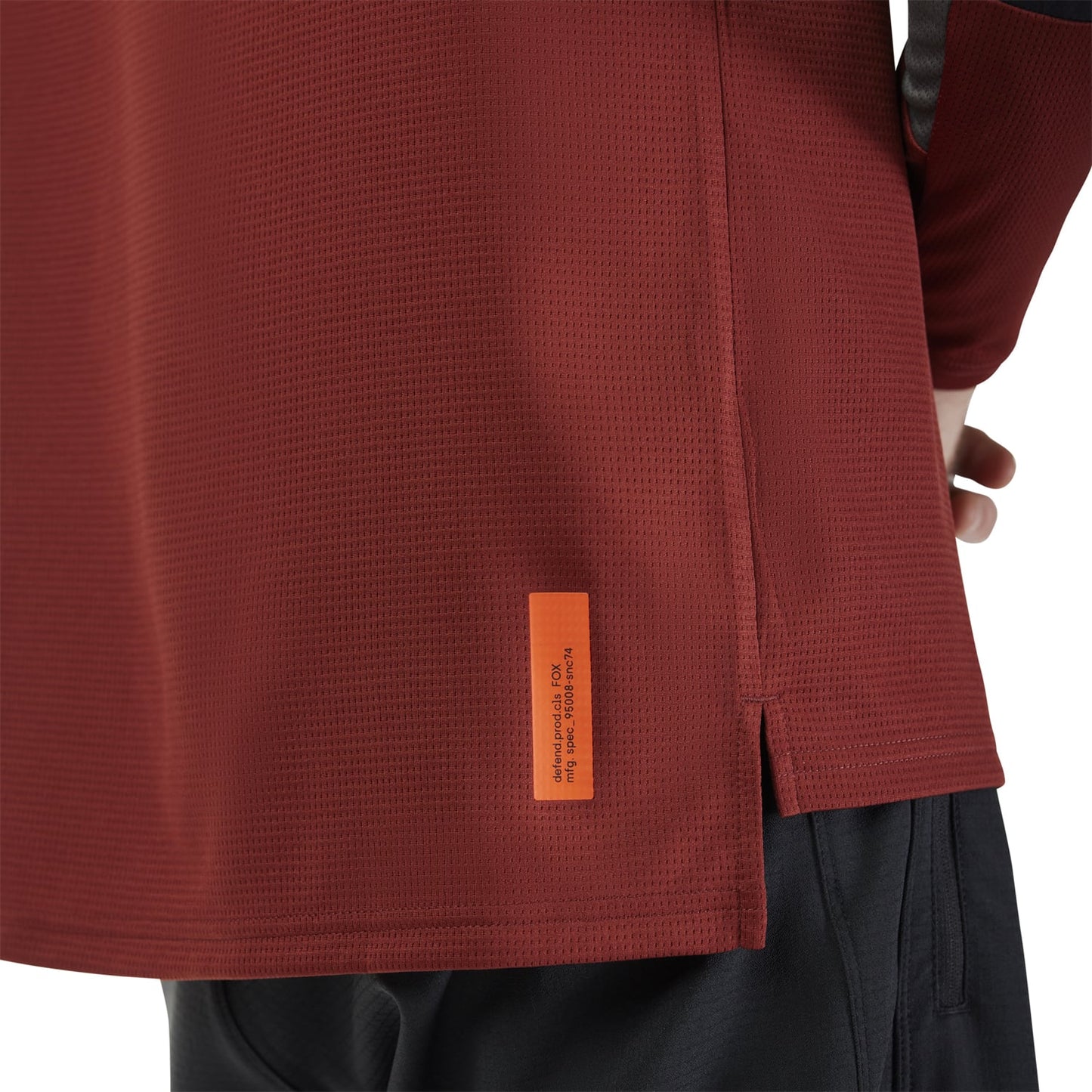 FOX DEFEND Lange Mouw Jersey Bordeaux 2025