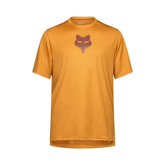 FOX RANGER FOX HEAD Korte Mouw Jersey Karamel