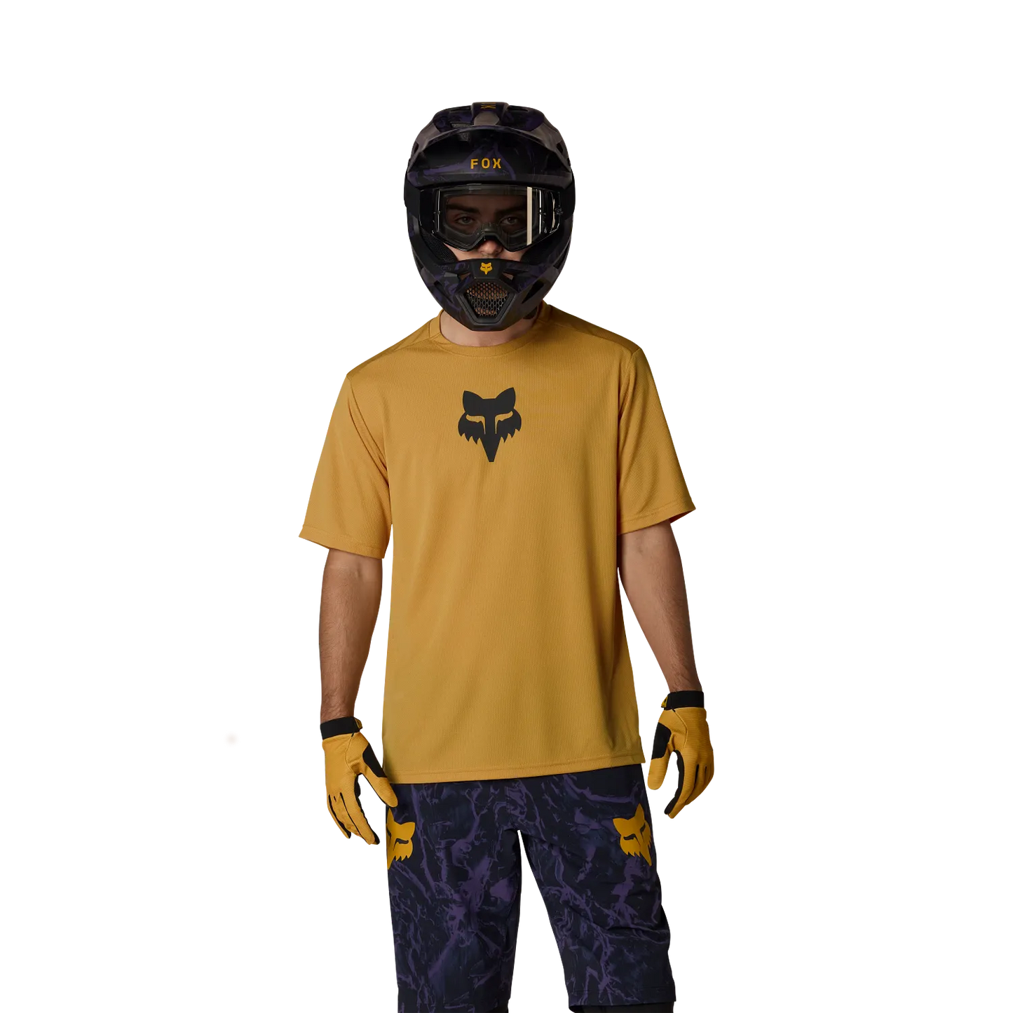 FOX RANGER HEAD Korte Mouw Jersey Brons