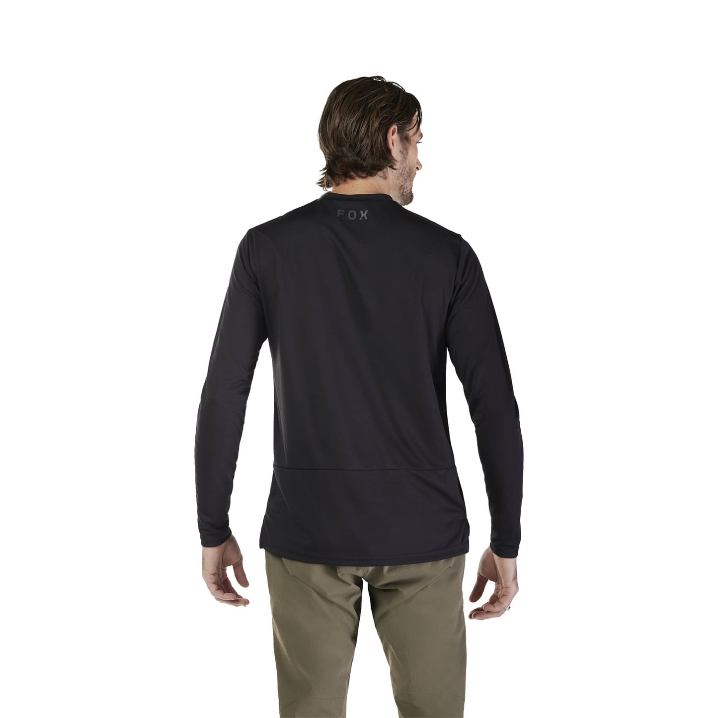 FOX RANGER HEAD Lange Mouw Jersey Zwart 2025
