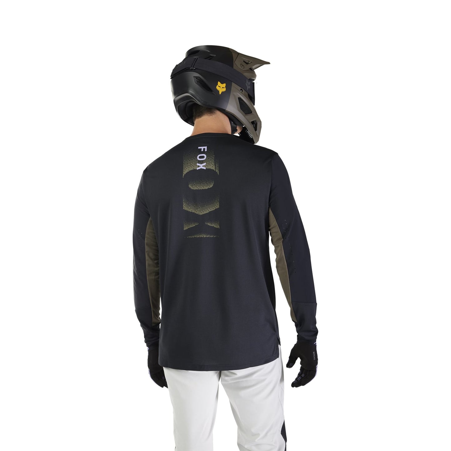FOX DEFEND PARK Lange Mouw Jersey Zwart 2025