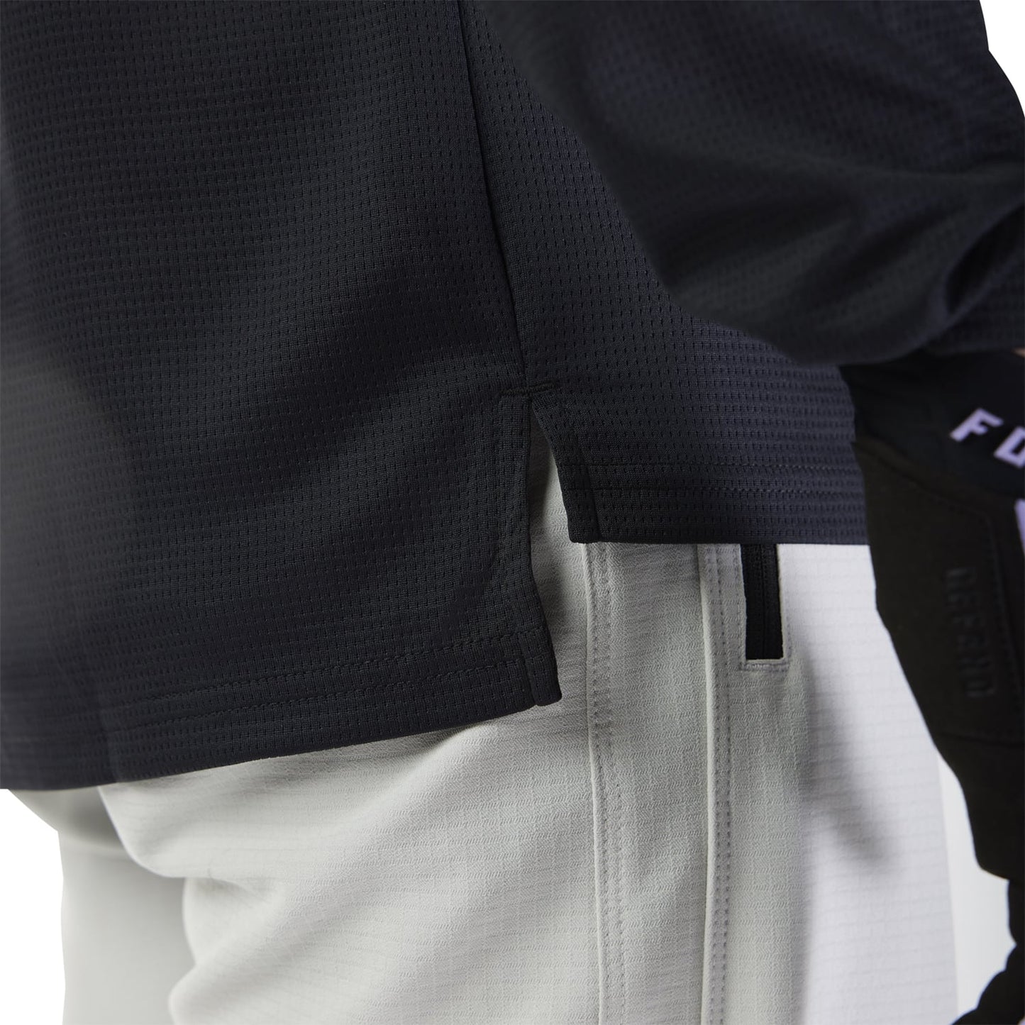 FOX DEFEND PARK Lange Mouw Jersey Zwart 2025