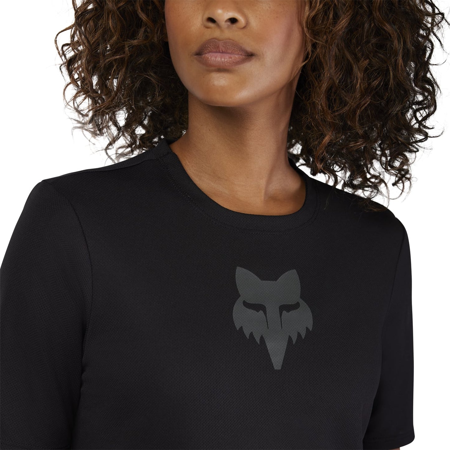 Dames FOX RANGER HEAD Korte Mouw Jersey Zwart 2025