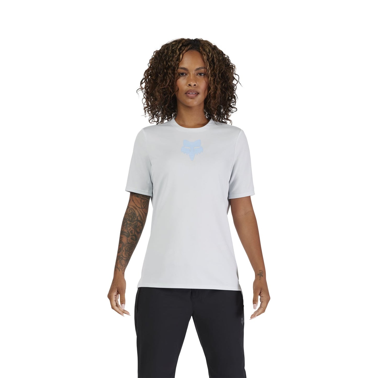 Dames FOX RANGER HEAD Korte Mouw Jersey Blauw 2025