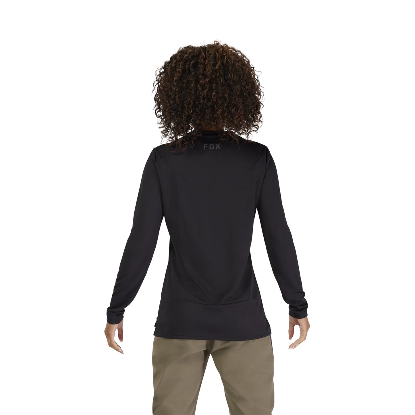 Dames FOX RANGER HEAD Lange Mouw Jersey Zwart 2025