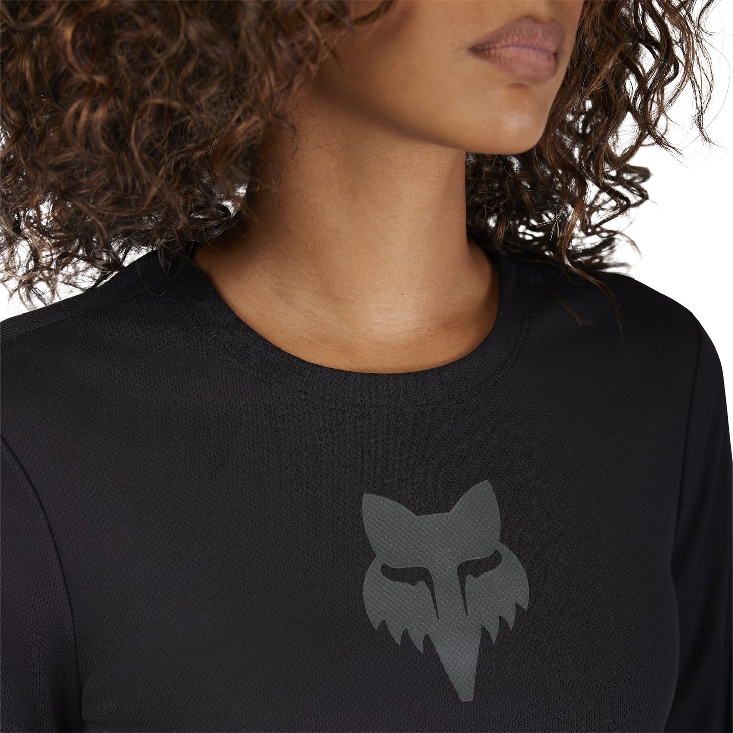 Dames FOX RANGER HEAD Lange Mouw Jersey Zwart 2025