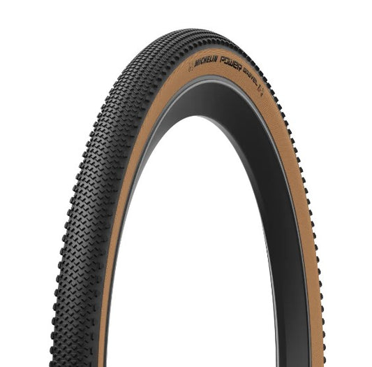 MICHELIN POWER GRAVEL Competition Line 700x35c Tubeless Ready Bruin band
