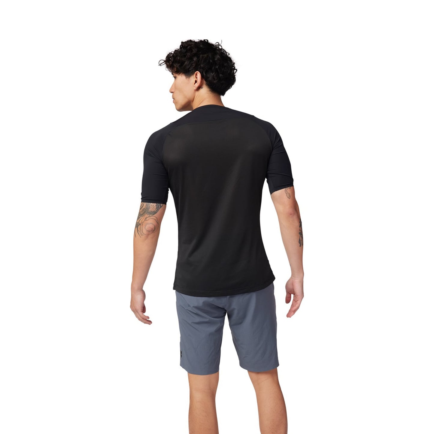 FOX FLEXAIR ASCENT Korte Mouw Jersey Zwart 2025