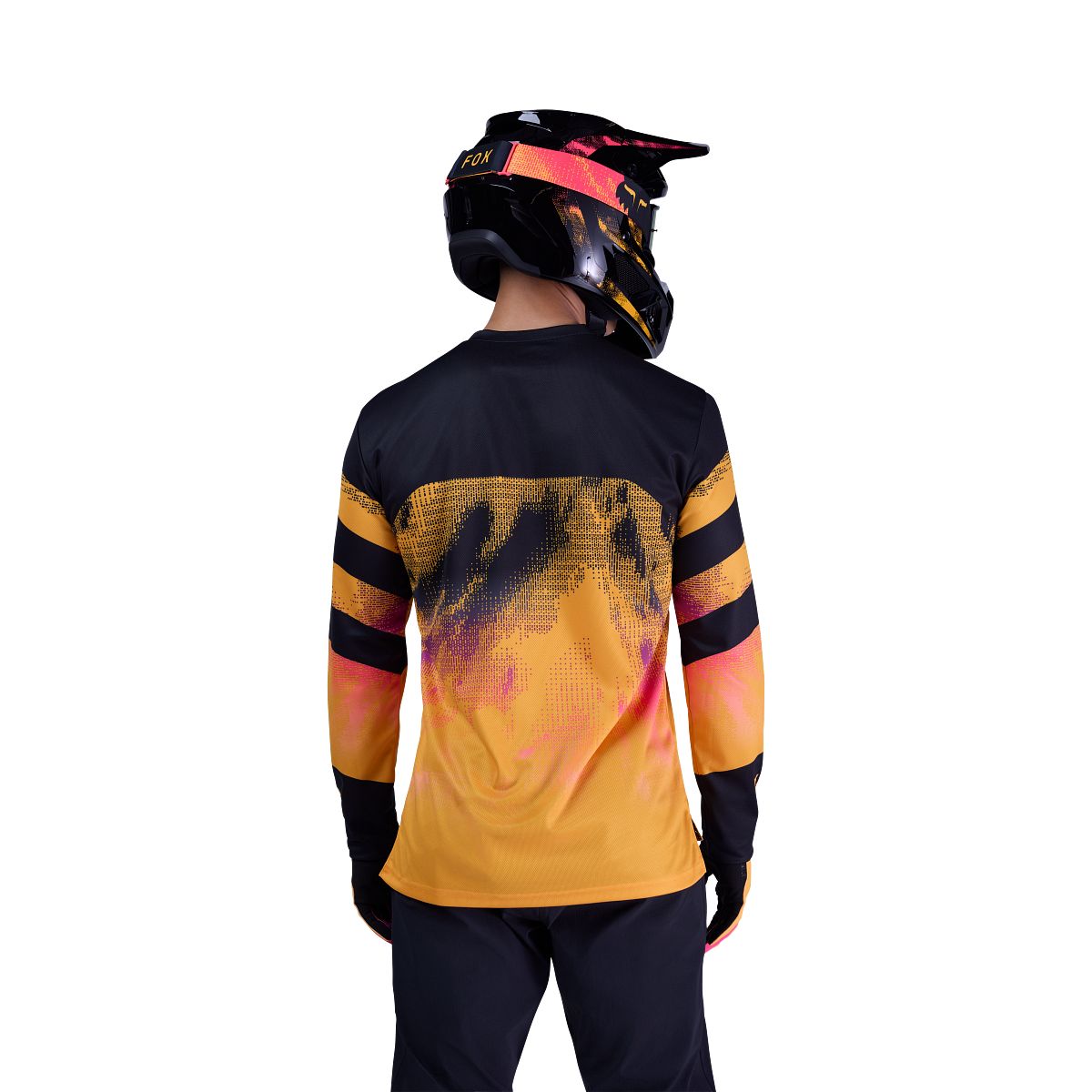 FOX RANGER KAIROS Lange Mouw Trui Zwart/Oranje
