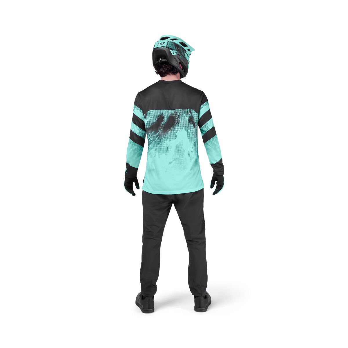 FOX RANGER KAIROS Lange Mouw Jersey Zwart/Blauw