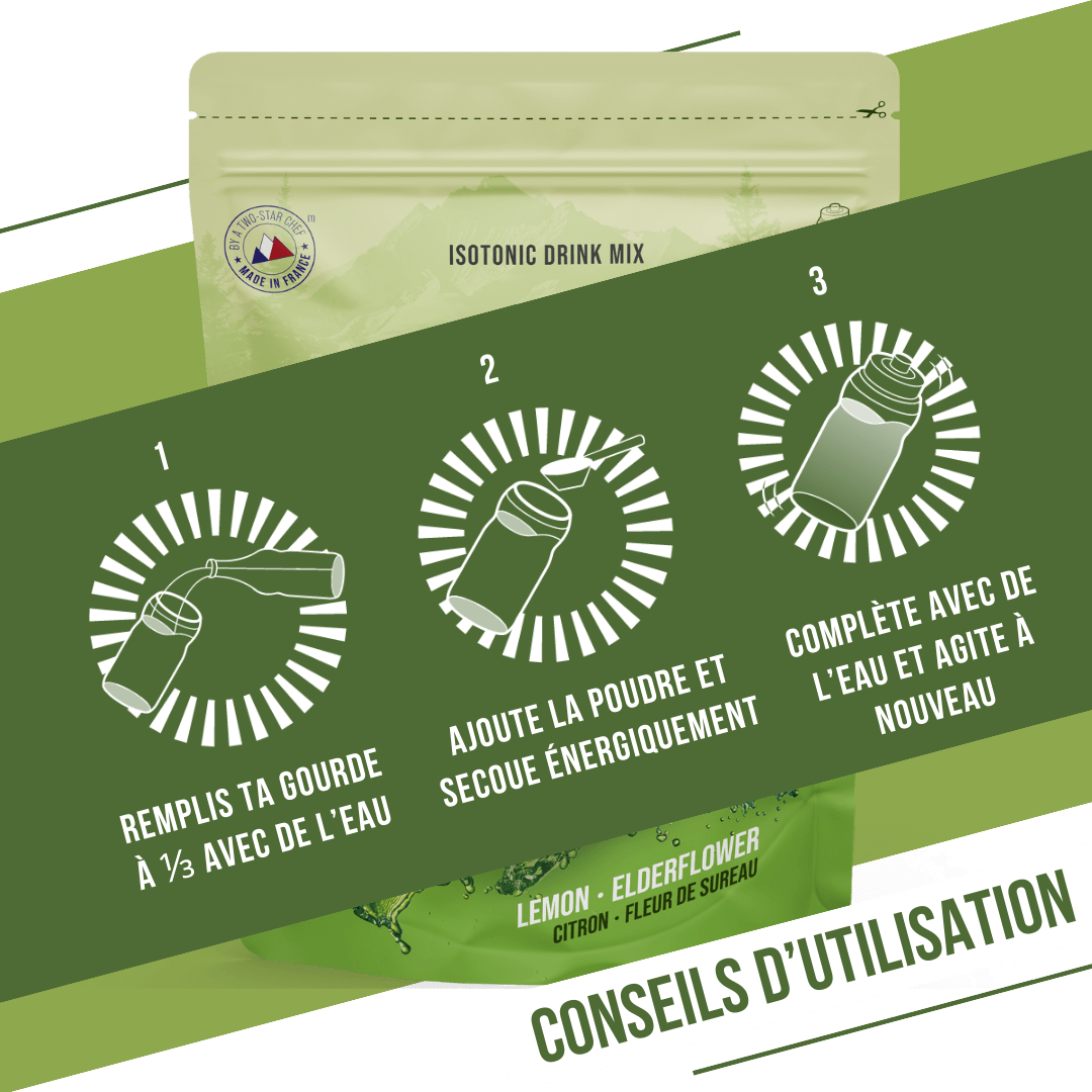 BAOUW ISOTONIC Energiedrank (585g) Citroen Vlierbloesem