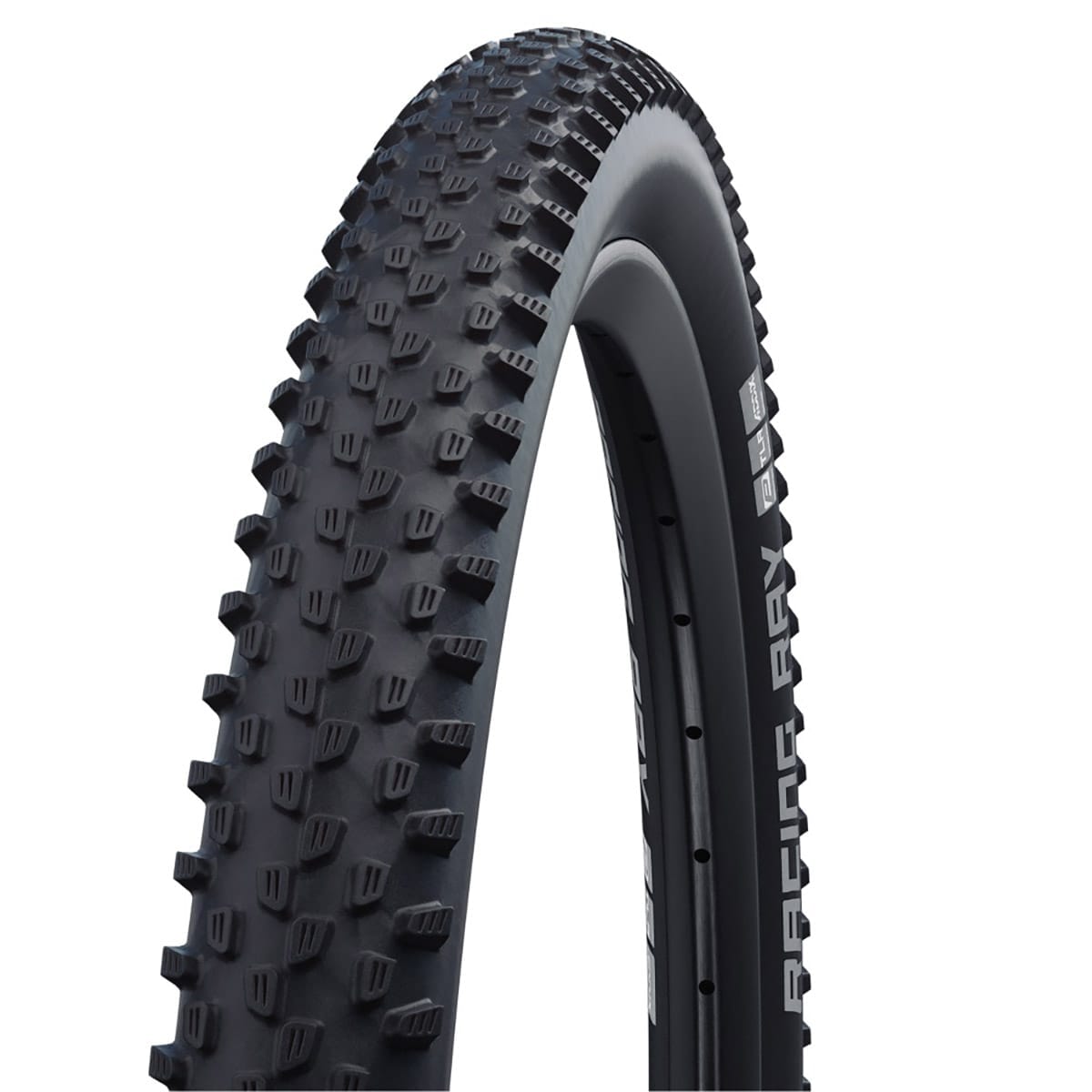 SCHWALBE RACING RAY 27.5x2.25 ADDIX PERFORMANCE Twinskin Tubeless Ready Zacht Zwarte band
