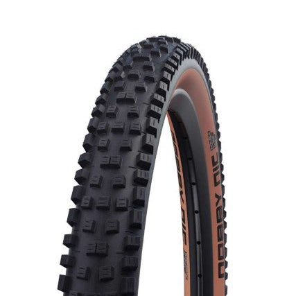 Band SCHWALBE NOBBY NIC 29x2.40 ADDIX PERFORMANCE Tubetype Soft Zwart/Bruin