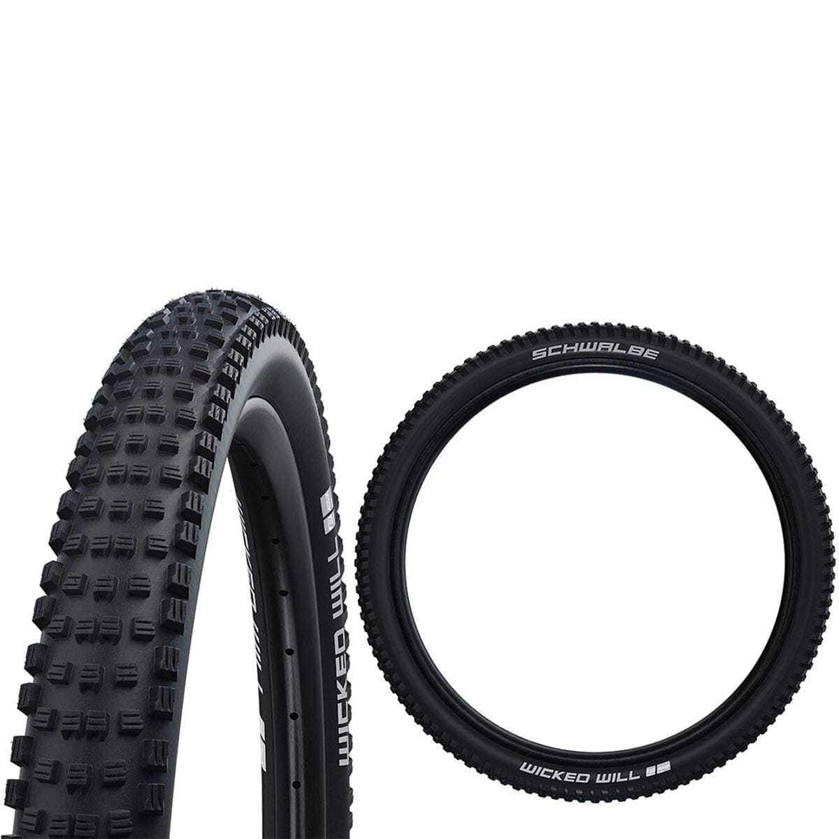 SCHWALBE WICKED WILL 29x2.60 ADDIX PERFORMANCE TubeType Soft Zwarte band