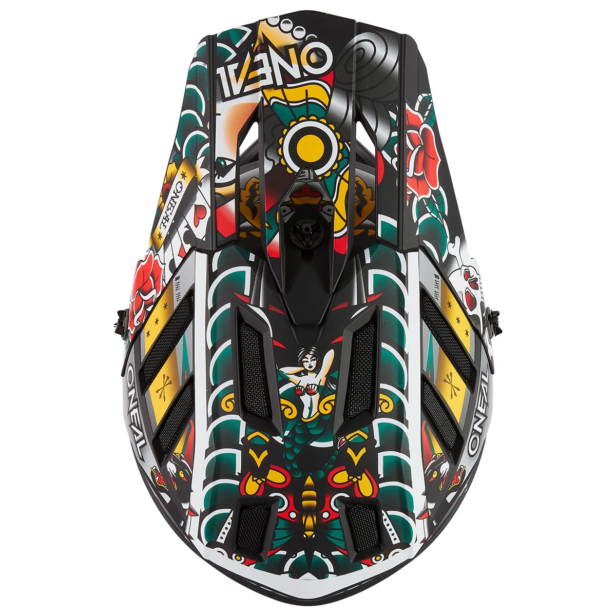 O'NEAL BACKFLIP INKED Multicolour MTB Helm