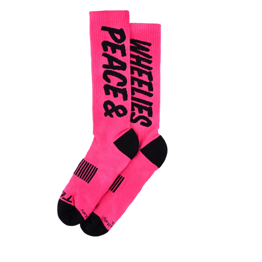TROY LEE DESIGNS PERFORMANCE PEACE & WHEELIES Sokken Fushia 2025