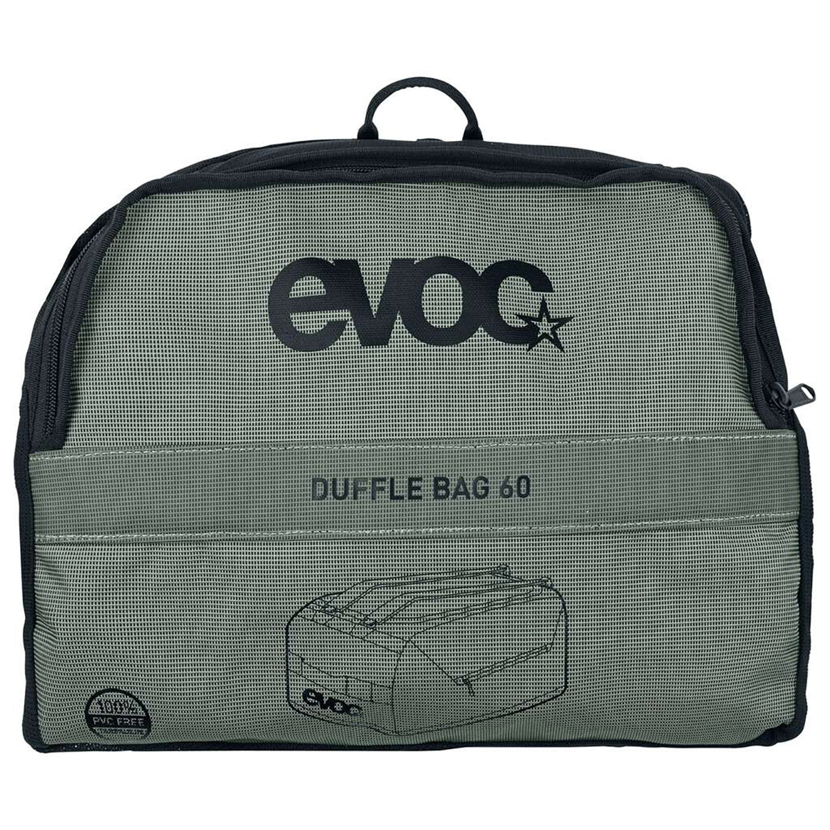 EVOC DUFFLE Reistas 60 L Groen