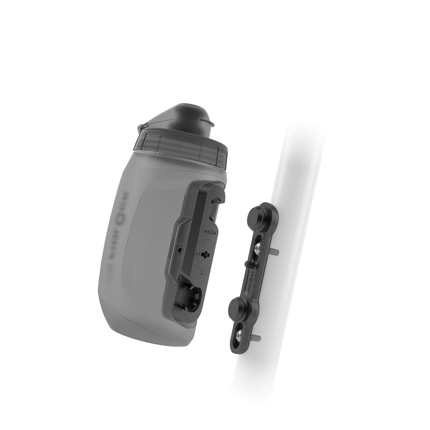 Fles- en bidonhouderset FIDLOCK TWIST BIKE BASE 450 ml Gerookt