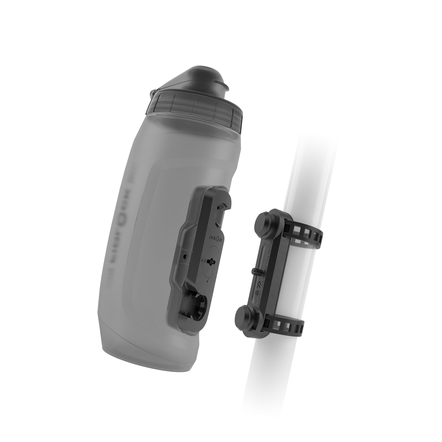 Fles- en bidonhouderset FIDLOCK TWIST UNI BASE 590 ml Gerookt