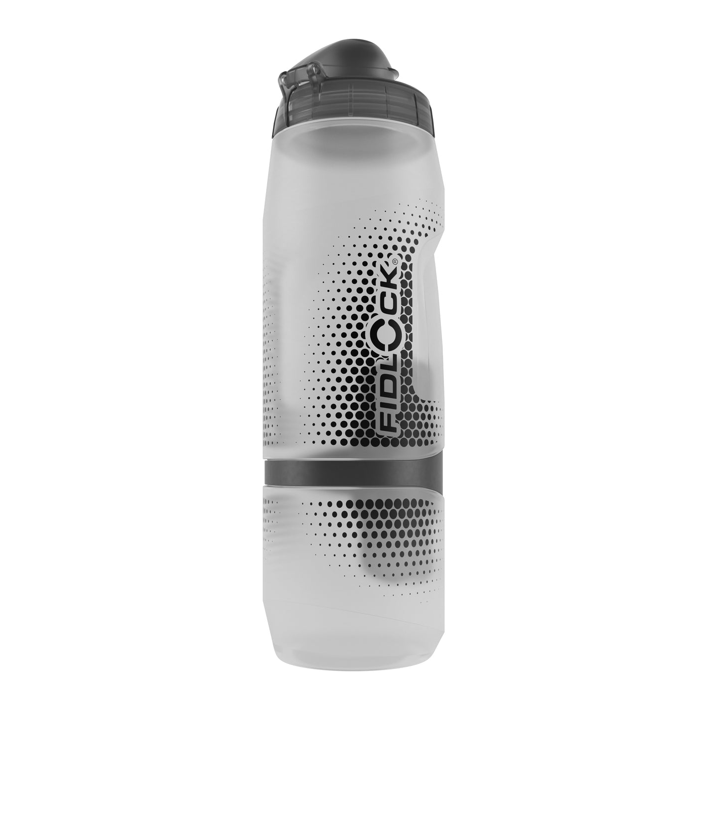 Fles- en bidonhouderset FIDLOCK TWIST BIKE BASE 800 ml Transparant