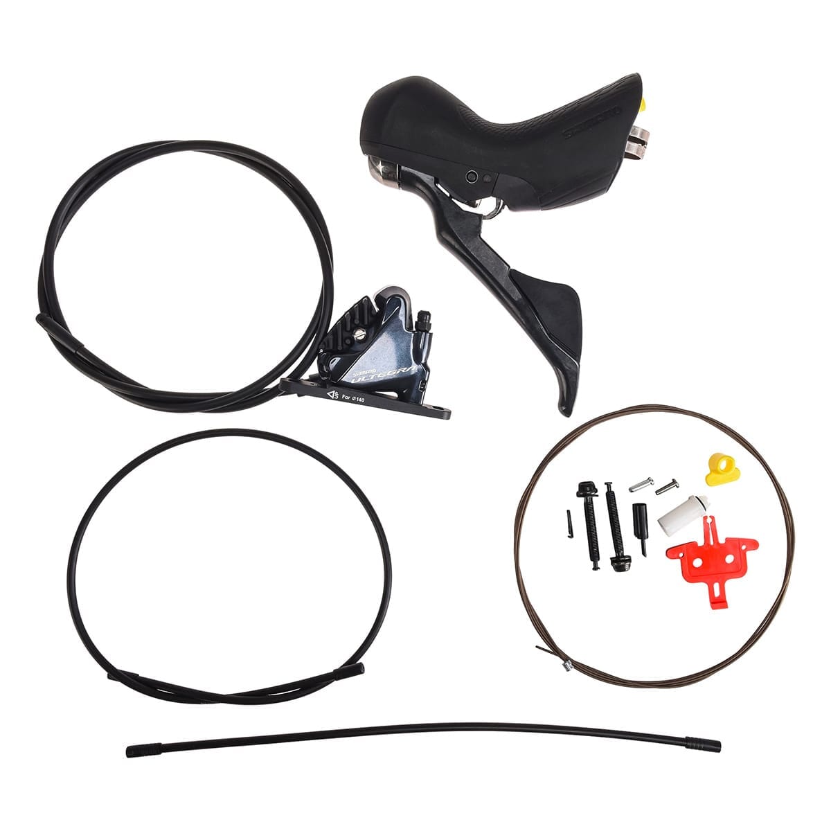 Paar SHIMANO ULTEGRA R8020 2x11 flat mount niet-zichtbare hendels en remklauwen