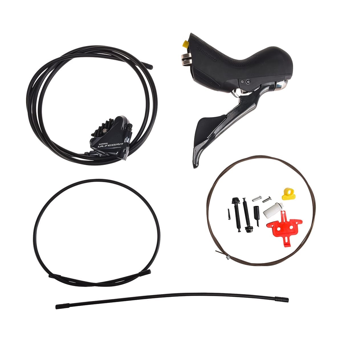 Paar SHIMANO ULTEGRA R8020 2x11 flat mount niet-zichtbare hendels en remklauwen