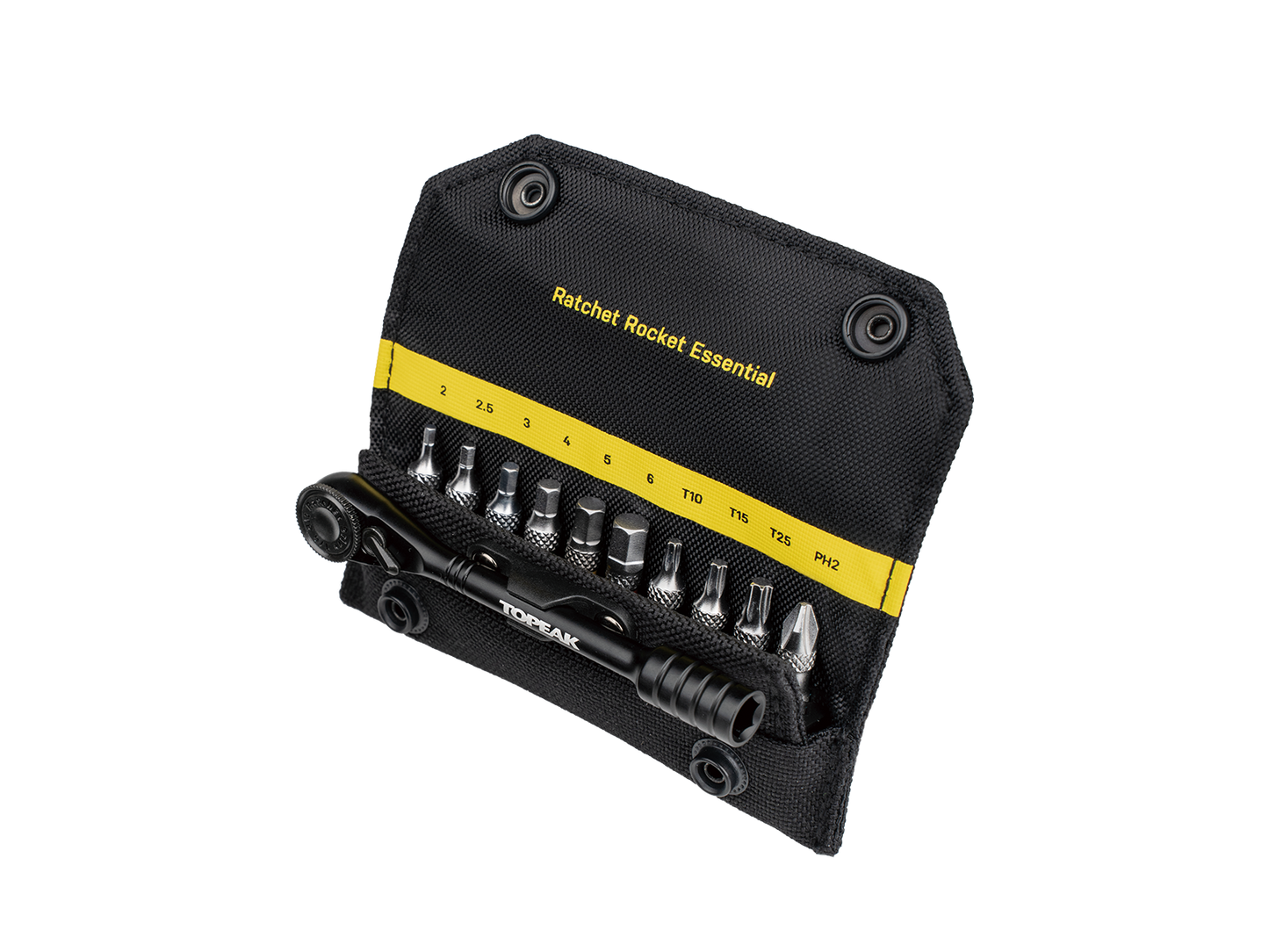 Compacte ratelsleutel TOPEAK RATCHET ROCKET ESSENTIAL Zwart