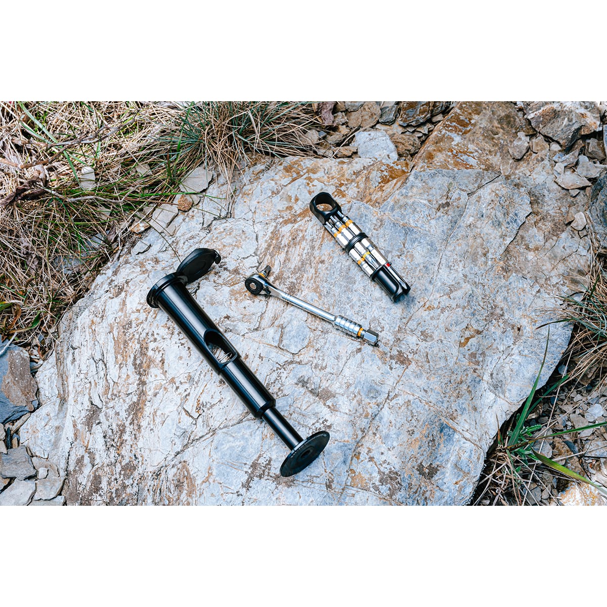 Geïntegreerd Multi-Tool Vorkbuis 42 mm Taps GRANITE DESIGN STASH RT (10 Tools) Zwart