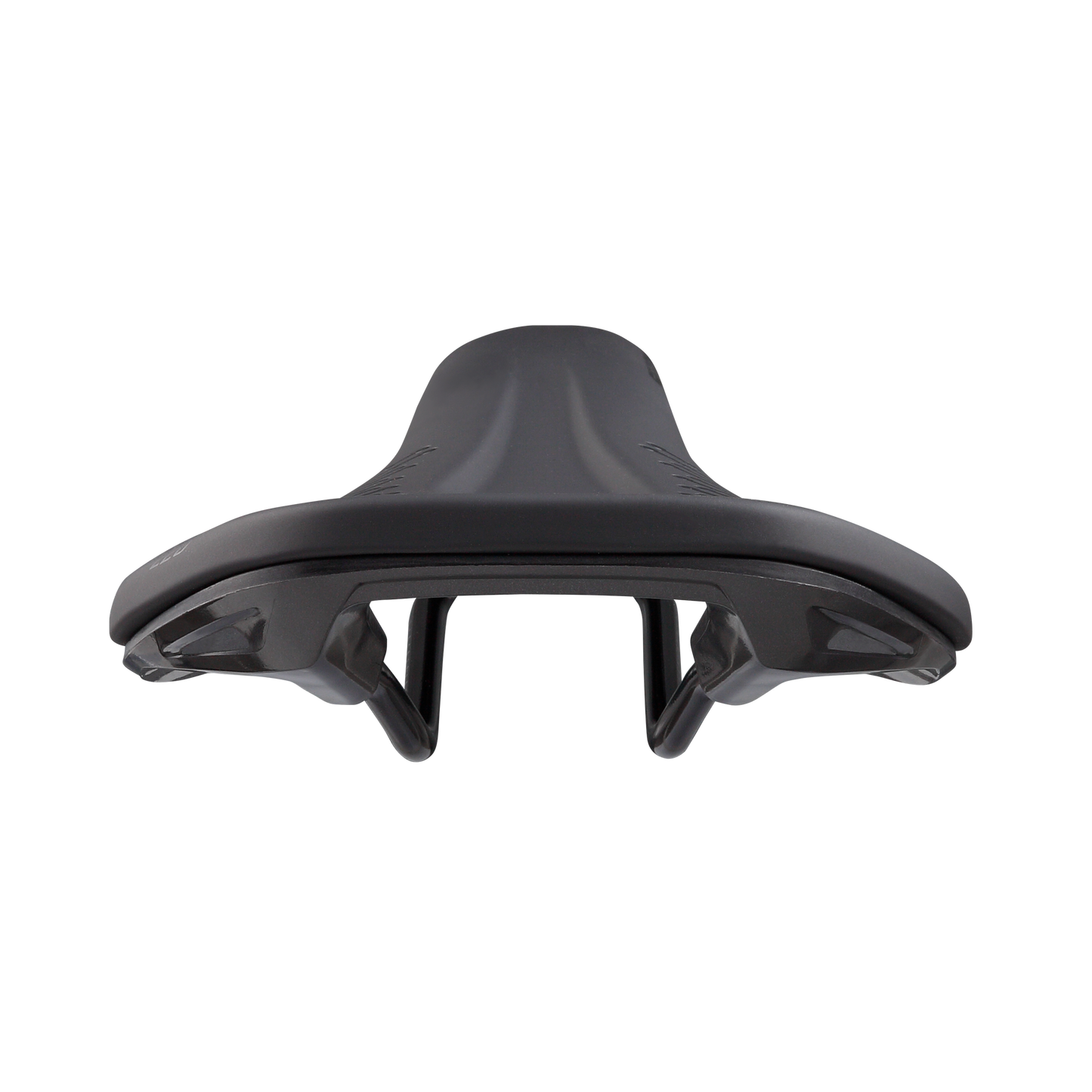 SPANK OOZY 220 144mm Zadel CrN/Ti Rails Zwart