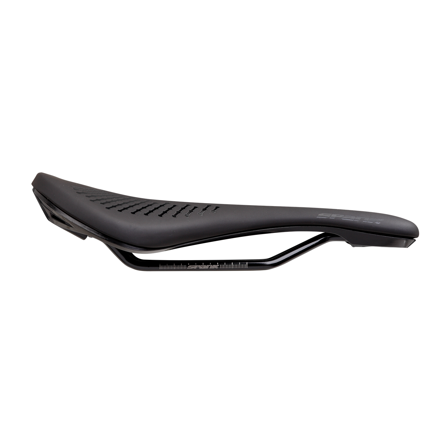 SPANK OOZY 220 144mm Zadel CrN/Ti Rails Zwart