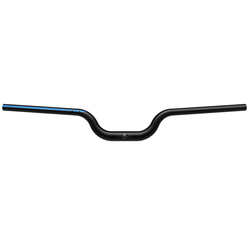 SPANK SPOON 800 Rise 75mm 800mm Zwart/Blauw Hanger