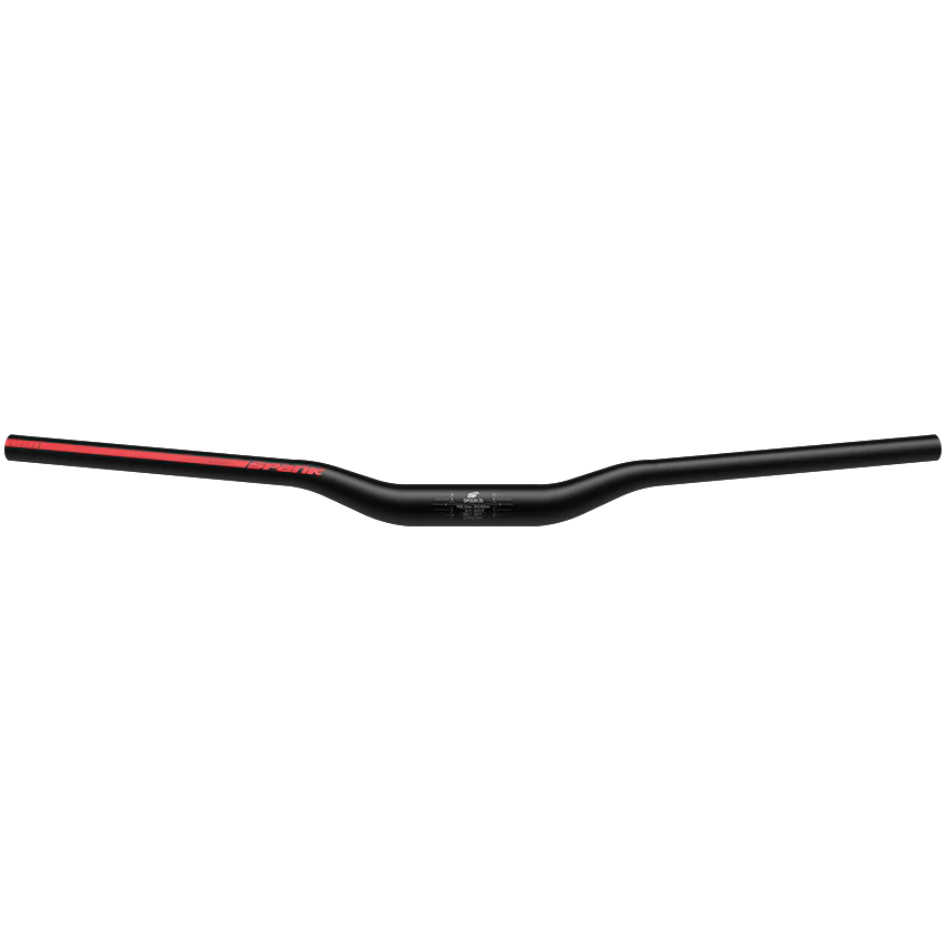 SPANK SPOON 35 Rise 25mm 800mm Zwart/Rood Hanger