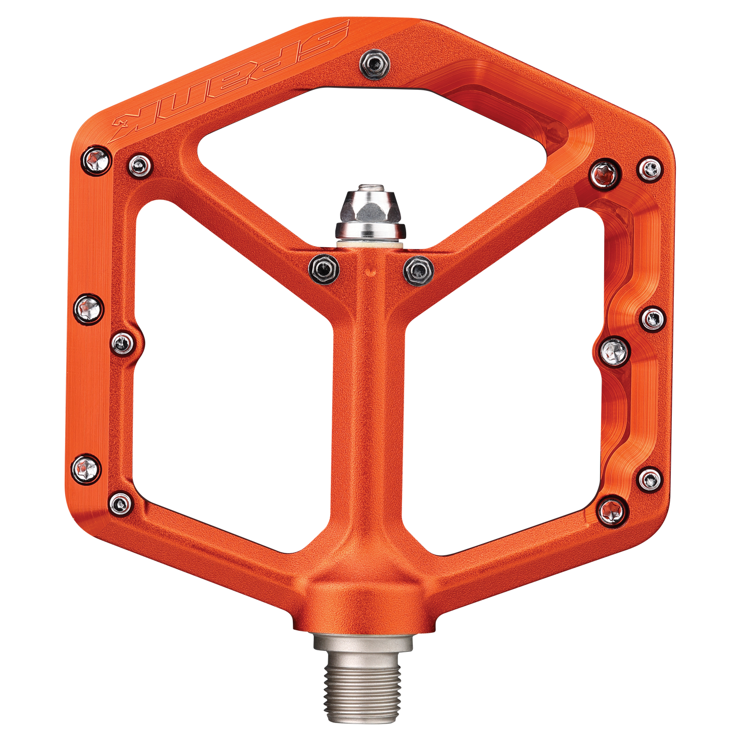 SPANK OOZY REBOOT Oranje platte pedalen