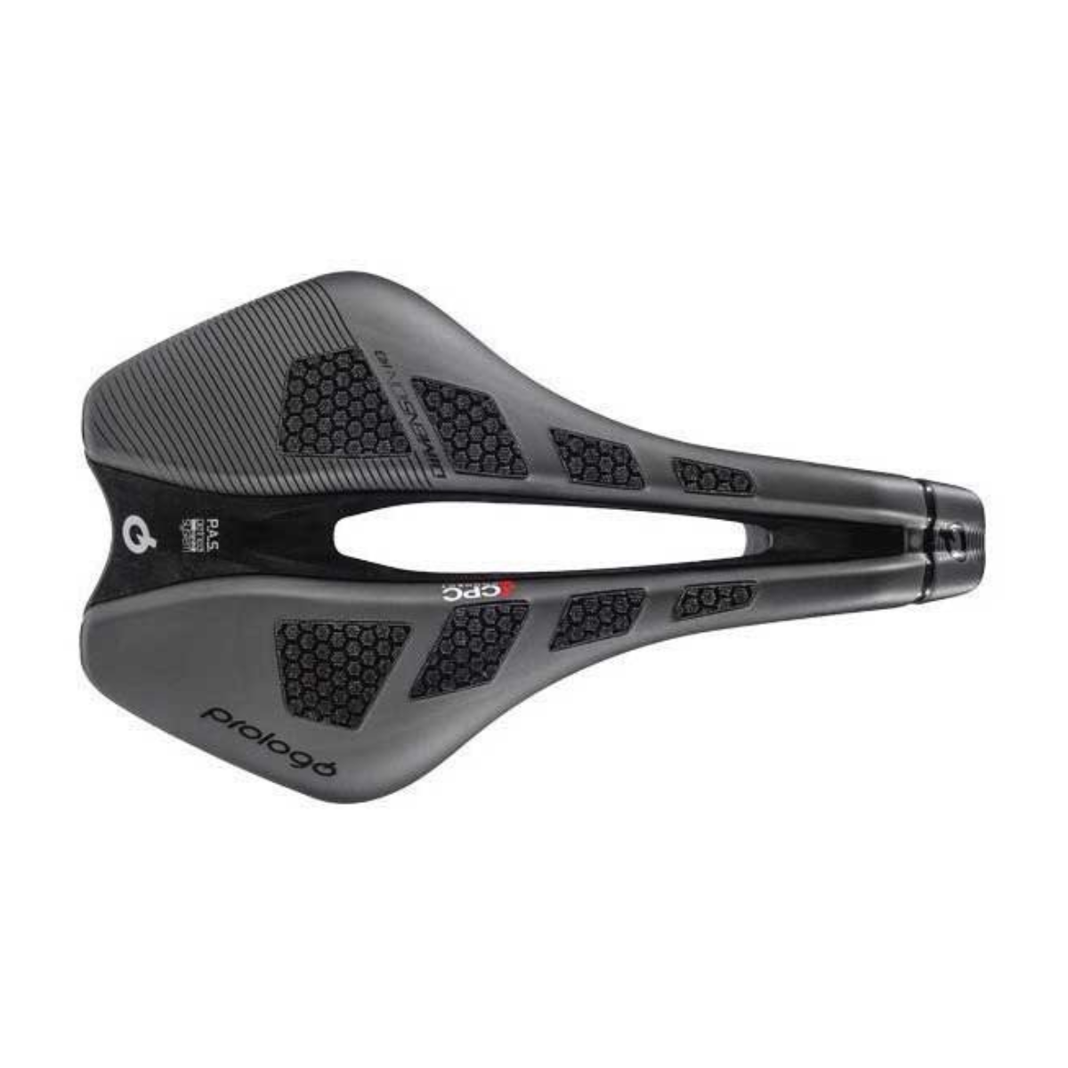 Zadel PROLOGO DIMENSION CPC TiroX rails breedte 143mm Zwart