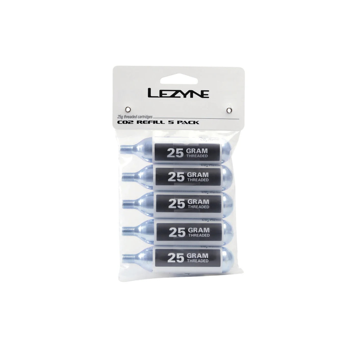 LEZYNE CO2 patroon, schroefdraad (x5)